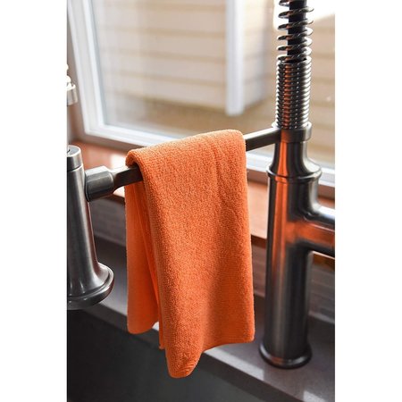 Dri By Tricol Clean Multi-Purpose Cloth,  Orange, 300 GSM, 16 x 16 in, 48 PK 01-30-01-00-91-20